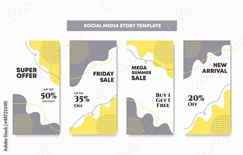 Set 4 of social media stori...
