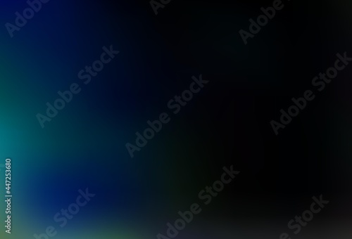 Dark BLUE vector blurred shine abstract background.