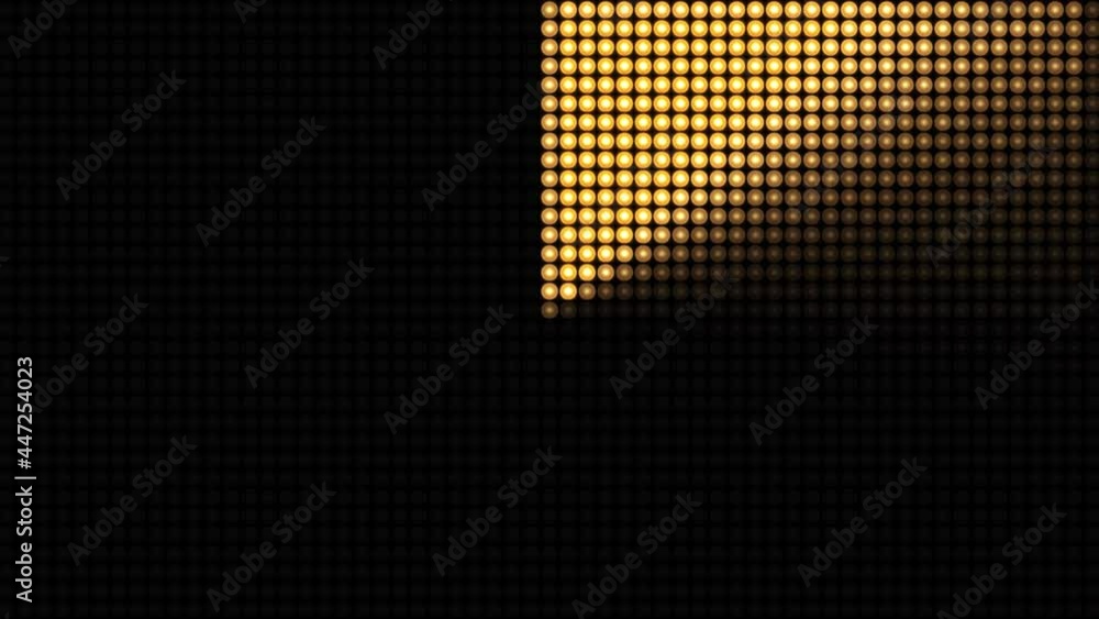 Flashing Lights Bulb Spotlight Flood lights Arrow Vj Led Wall Stage Led Display Loop Animation