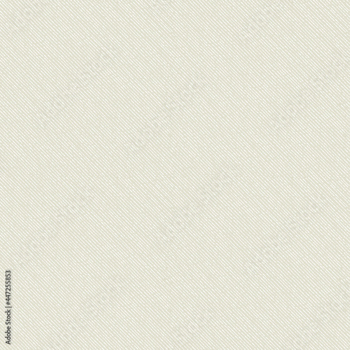 Jeans background. Denim seamless pattern. Light beige jeans fabric. Linen canvas fabric texture. Vector wallpaper 