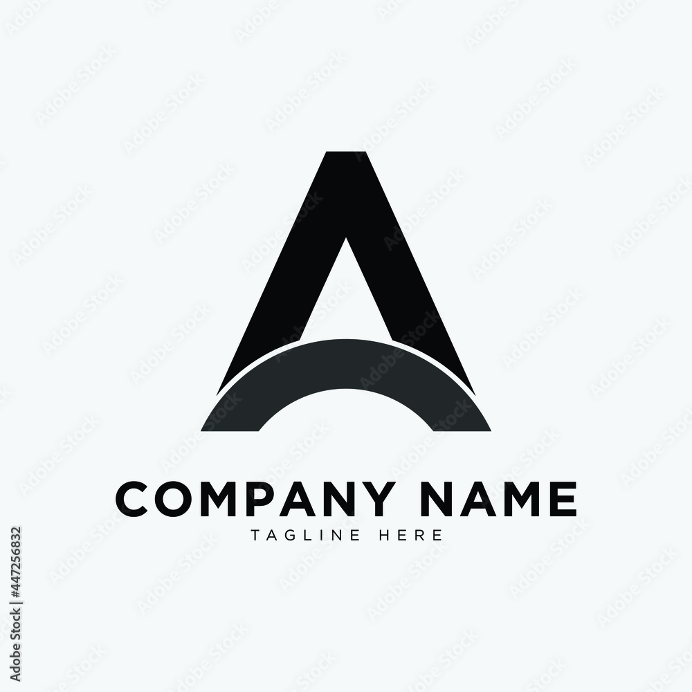 logo with initials A, eye catching, modern, simple and clean. suitable for your business or company logo with initials A, eye catching, modern, simple and clean. suitable for your business or company