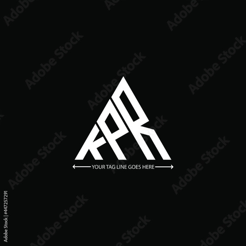 KPR letter logo creative design. KPR unique design