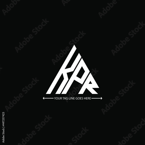 KPR letter logo creative design. KPR unique design