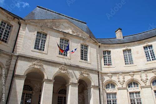 episcopal palace in verdun in lorraine (france)