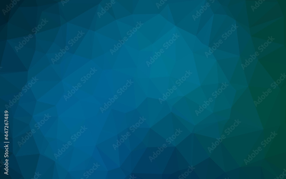 Light BLUE vector polygon abstract layout.