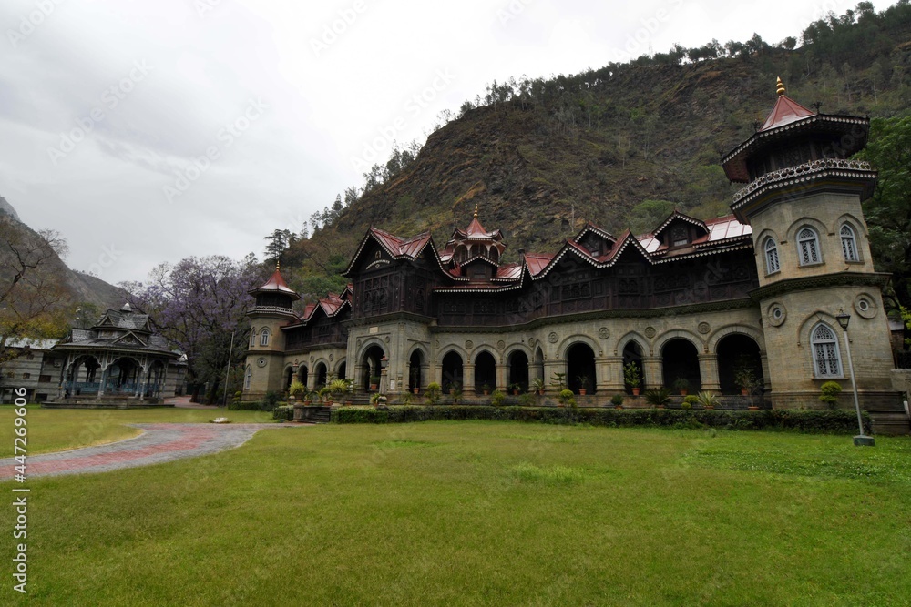 Rampur Palace at Rampur Bushahr in Shimla, Himachal Pradesh, India. Once served as the Winter Capital of the former princely state of Bushahr Rampur Palace at Rampur Bushahr in Shimla, Himachal Pradesh, India. Once served as the Winter Capital of the former princely state of Bushahr