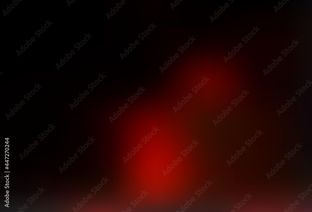 Fototapeta premium Dark Red vector bokeh and colorful pattern.