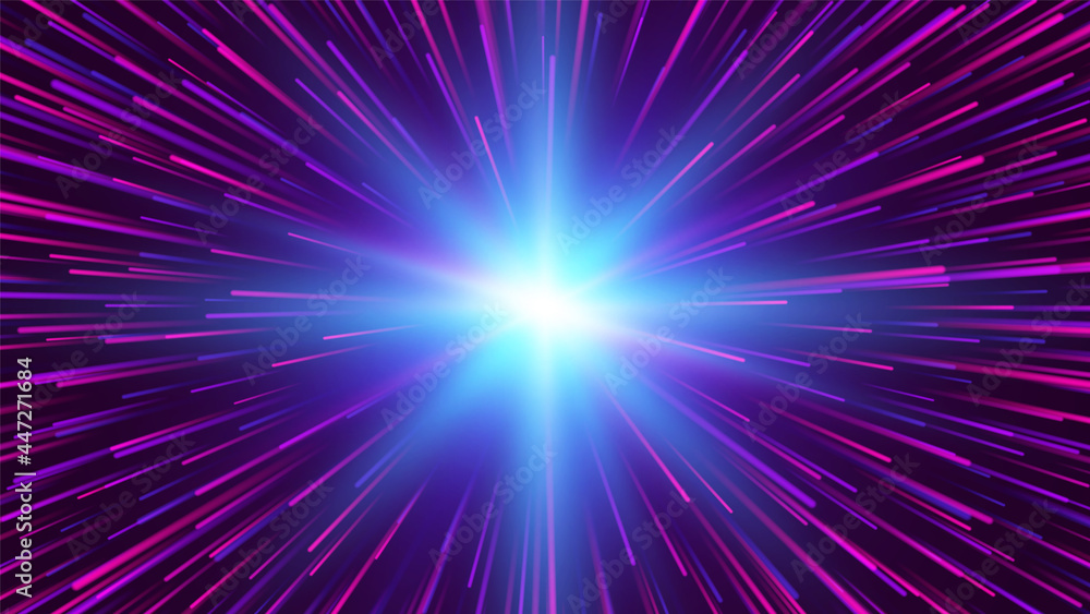 Radial lines. Explosion effect. Abstract star. Vector illustration Radial lines. Explosion effect. Abstract star. Vector illustration