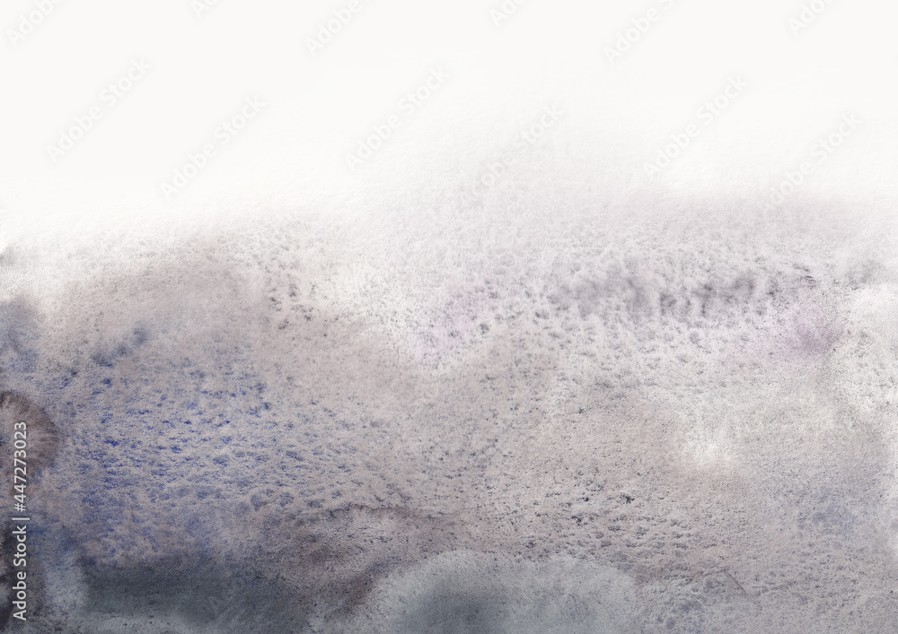 Obraz premium Dark watercolor hand drawn ombre walpaper