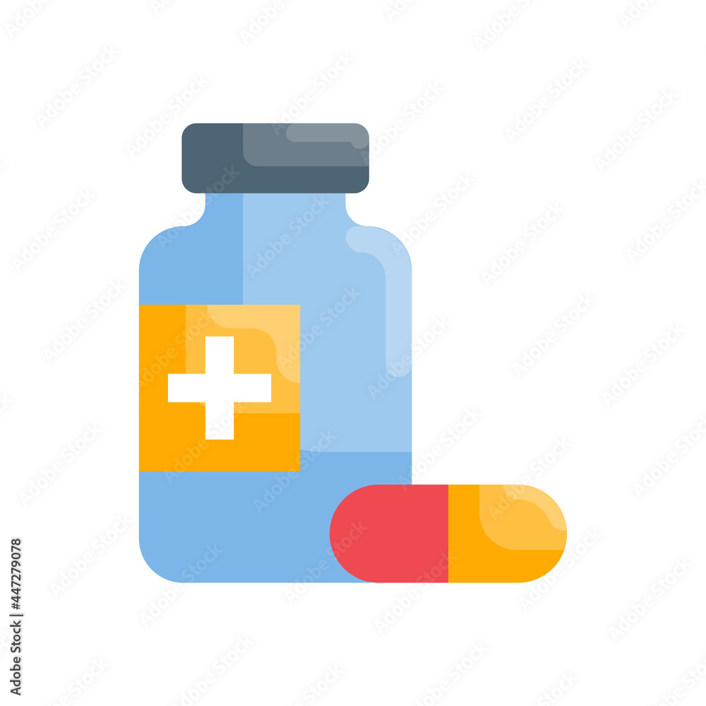 Prescription Medication vector Flat icon style illustration. EPS 10 file Prescription Medication vector Flat icon style illustration. EPS 10 file