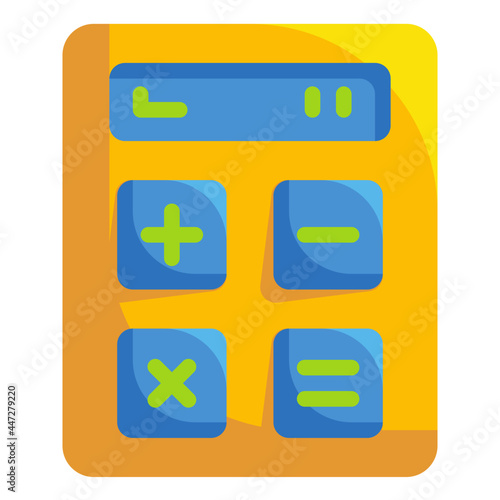 calculator flat icon © Wanicon