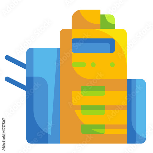 copier flat icon