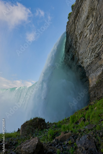 View of Horseshoe Fall  Niagara Falls  Ontario  Canada.