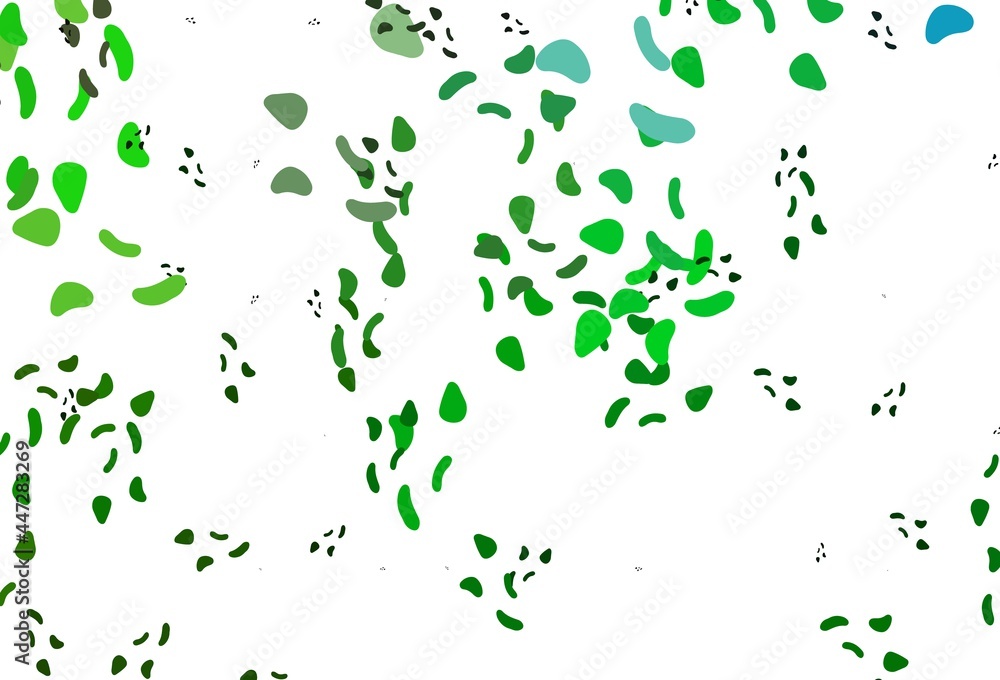 Light Green vector background with abstract forms. Light Green vector background with abstract forms.