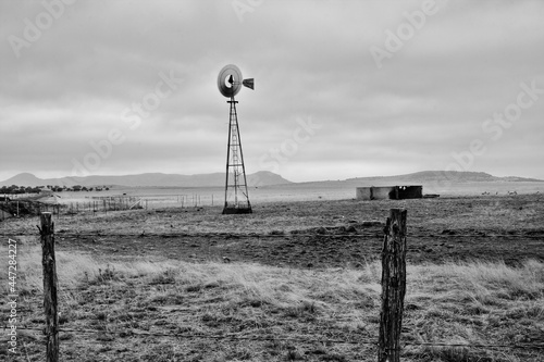 Texas windmill near Fort Davis Texas photo