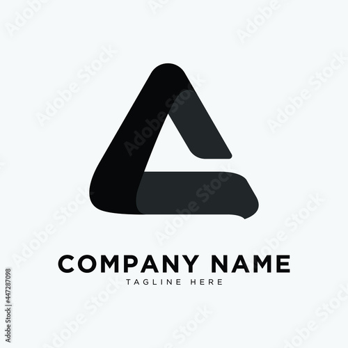 logo with initials A, eye catching, modern, simple and clean. suitable for your business or company