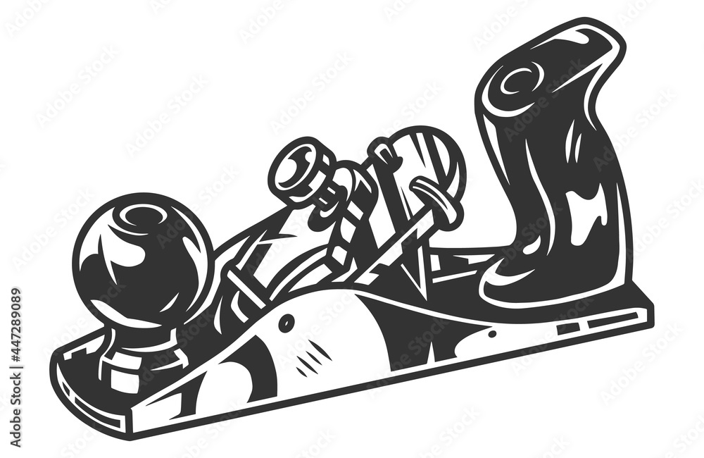 Naklejka premium Jointer vintage template