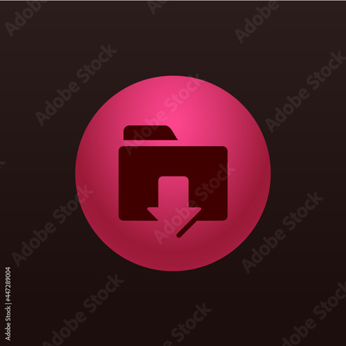Download Folder - Sticker