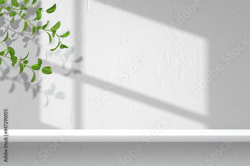 3d podium with shadow overlay effect for product presentation.