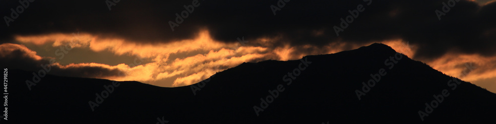 Dramatic morning sky in the Bernese Oberland. View from Boenigen, Interlaken. Dramatic morning sky in the Bernese Oberland. View from Boenigen, Interlaken.