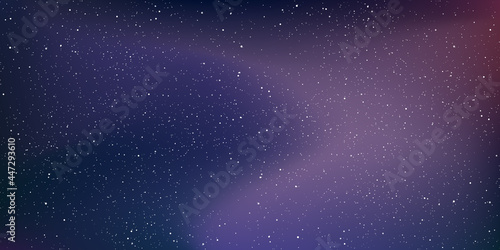 Star universe background, Stardust in deep universe, Milky way galaxy, The night with nebula in the cosmos, Vector Illustration.