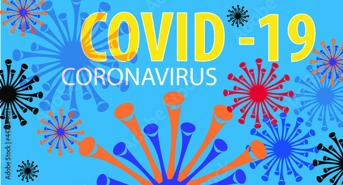 Coronavirus background, deadly virus, dangerous disease.