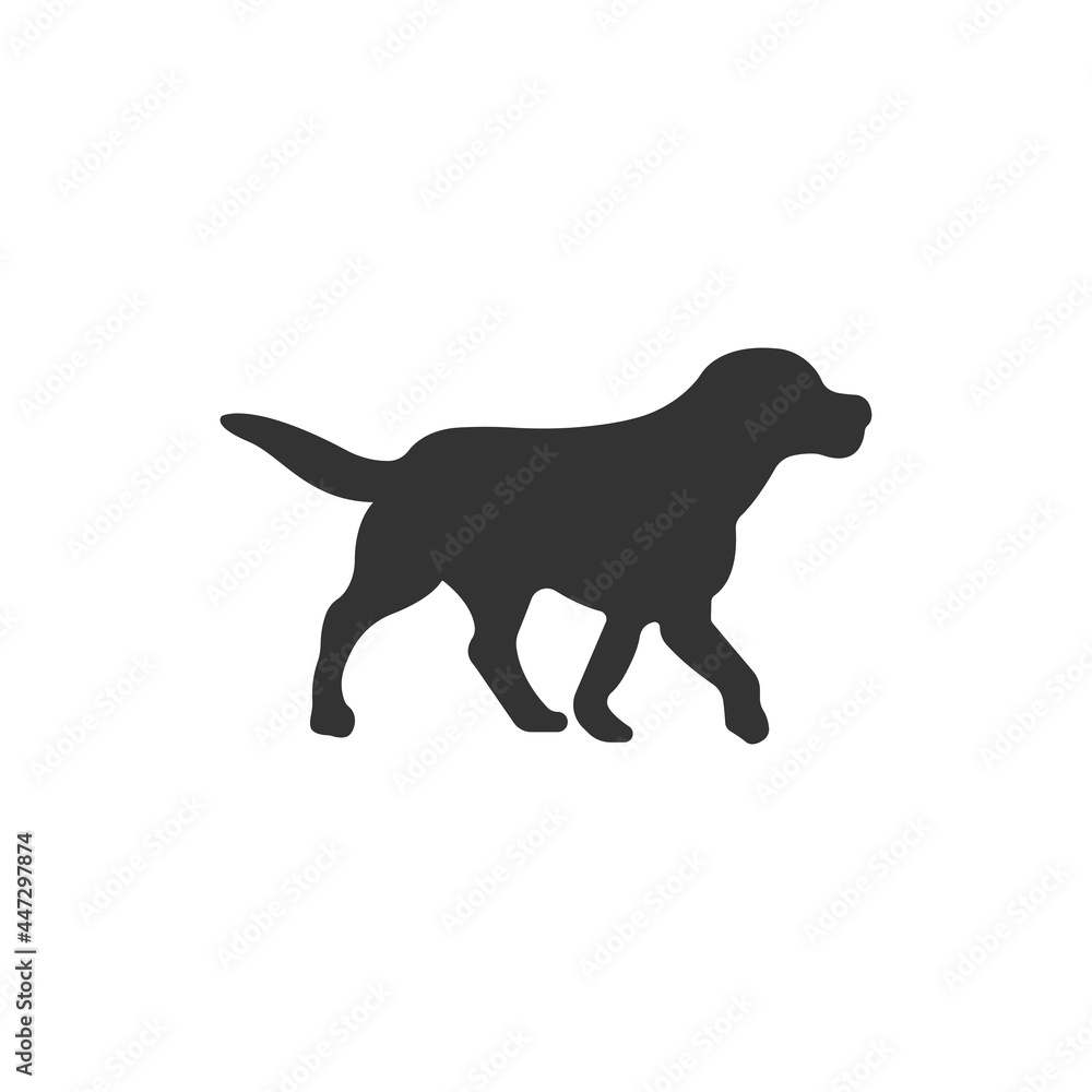 Dog icon isolated on white background. Animal symbol modern, simple, vector, icon for website design, mobile app, ui. Vector Illustration