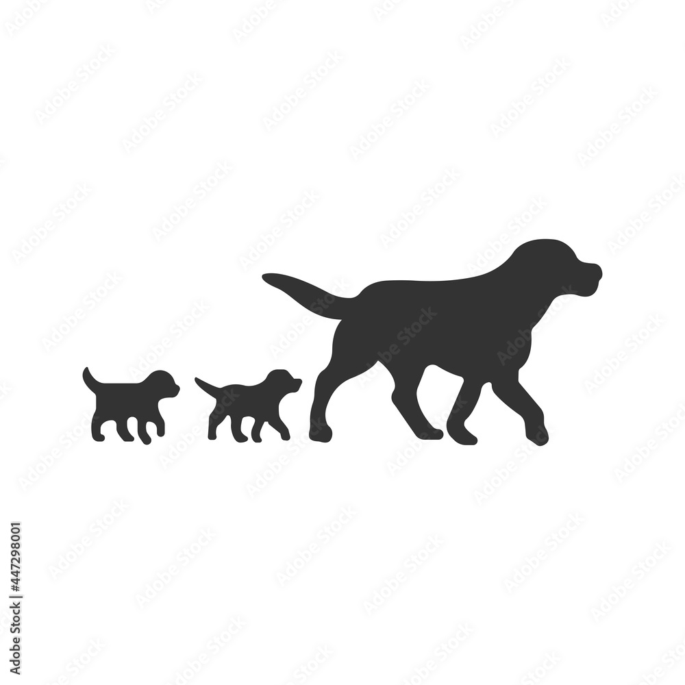 Dogs icon isolated on white background. Pet symbol modern, simple, vector, icon for website design, mobile app, ui. Vector Illustration