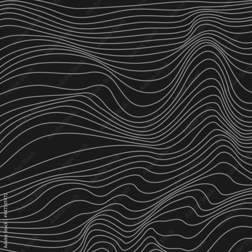Relief black and white background with optical illusion of distortion. Relief black and white background with optical illusion of distortion.