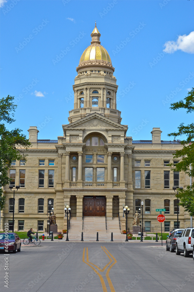 The capitol of Wyoming in Cheyenne 