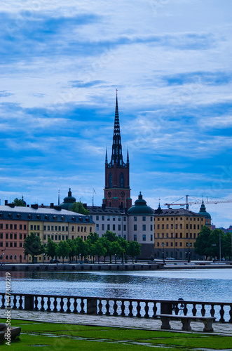 view of the Stockholm old town