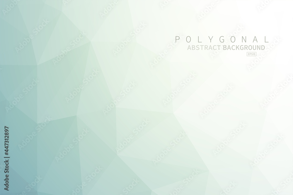 Fototapeta premium Abstract bright polygonal background. Contemporary color gradient cover - geometric mosaic design