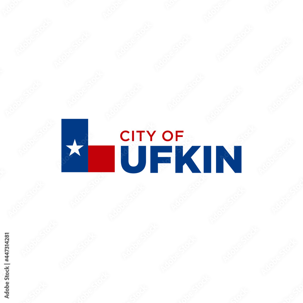 Lufkin City, Texas Logo Design. Vector Illustration. Lufkin City, Texas Logo Design. Vector Illustration.