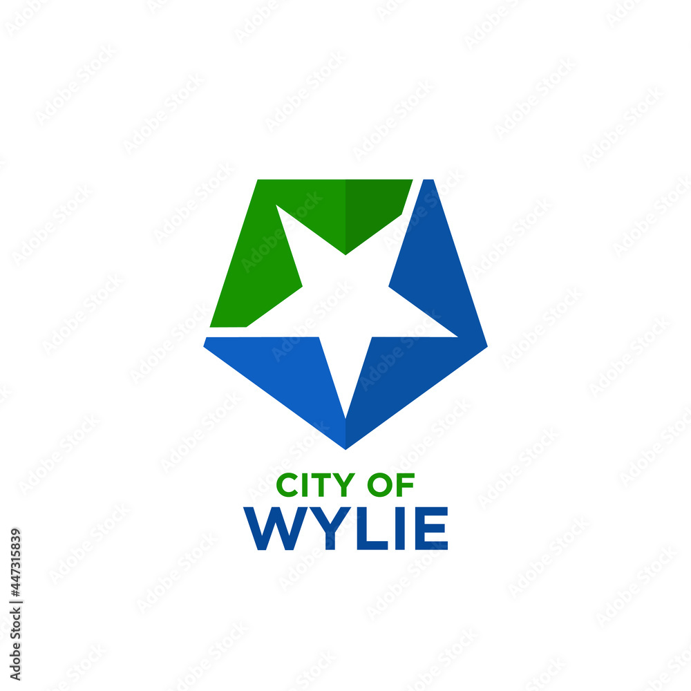 City of Wylie, Texas Logo Design. Vector Illustration.
