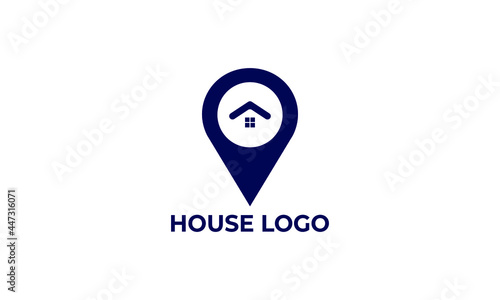 House Logo on Round Pin Map Sign, Creative and Modern Real Estate Agency Icon. Vector Logo Template Free Download House Logo on Round Pin Map Sign, Creative and Modern Real Estate Agency Icon. Vector Logo Template - GFXLoad