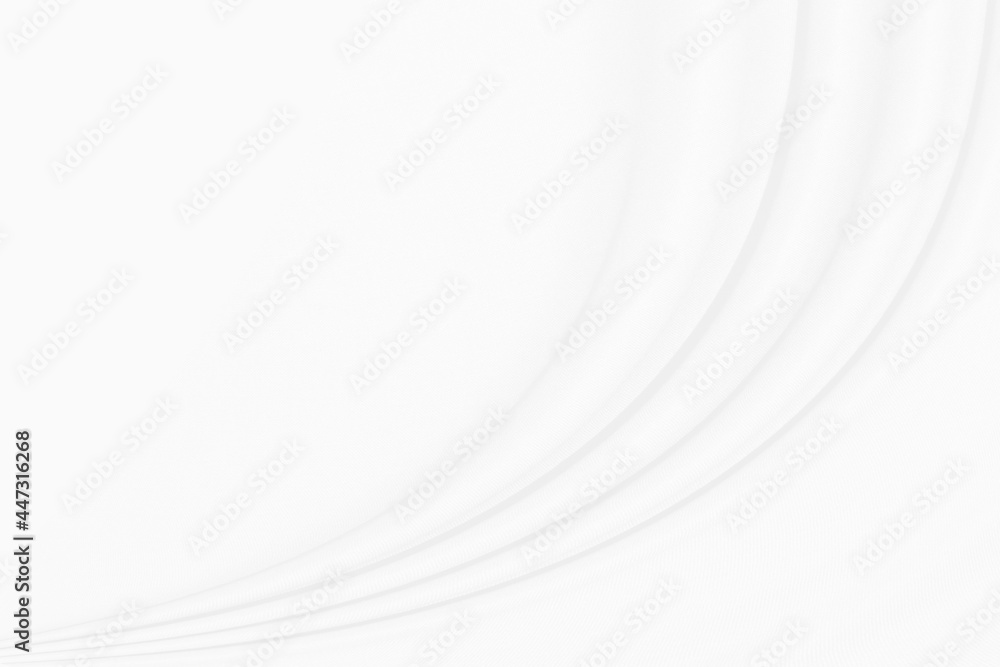 White Conton Cloth background with soft waves. White Conton Cloth background with soft waves.
