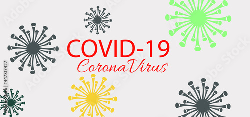 Coronavirus background, deadly virus, dangerous disease. photo