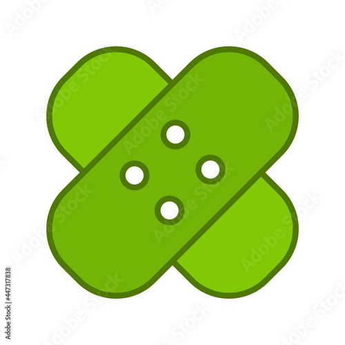 Bandage Linear Vector Icon Design