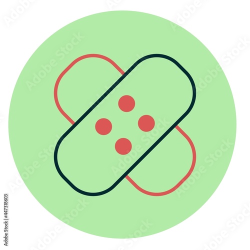 Bandage Filled Vector Icon Design