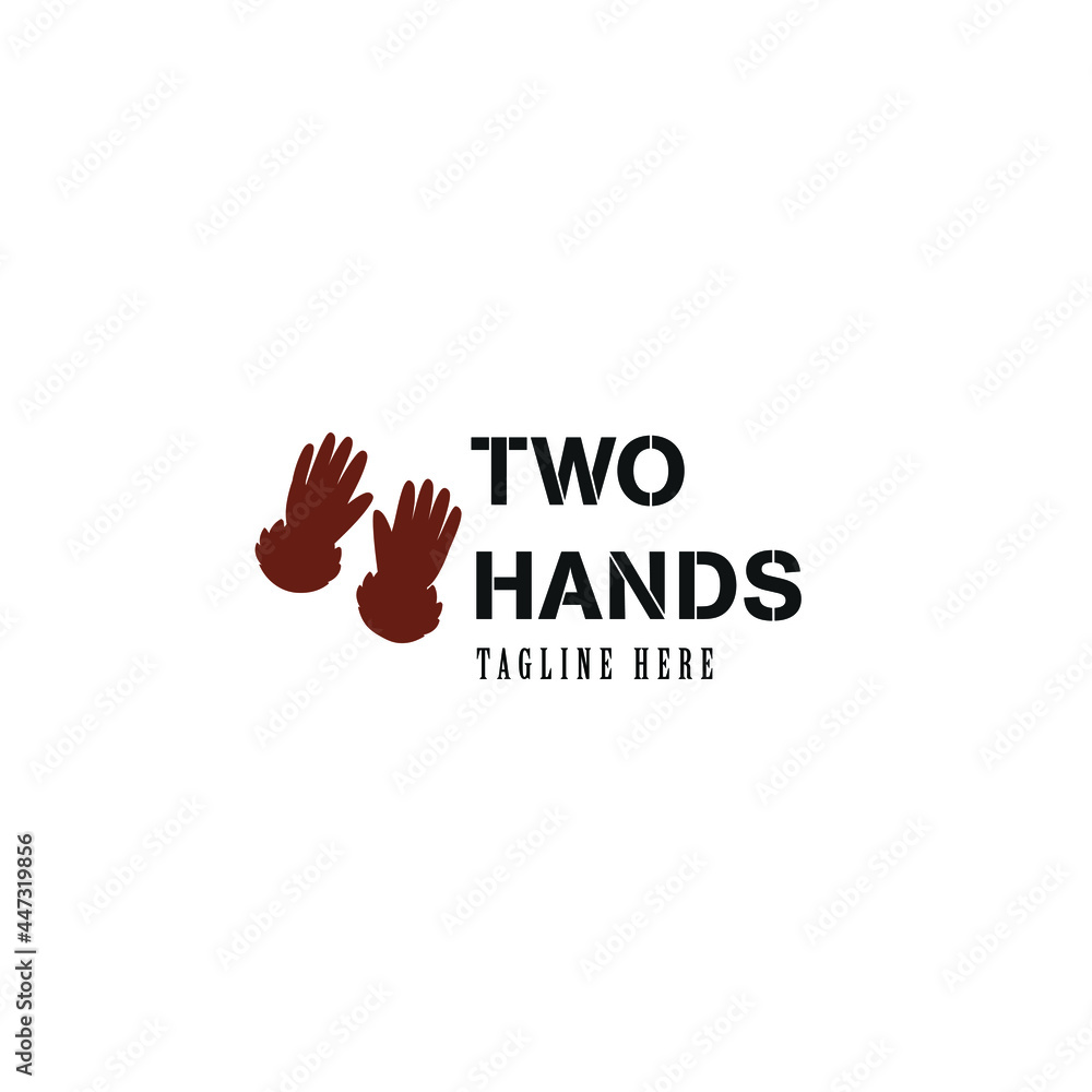 two hands logo idea, combination logo idea, simpe two hands logo two hands logo idea, combination logo idea, simpe two hands logo