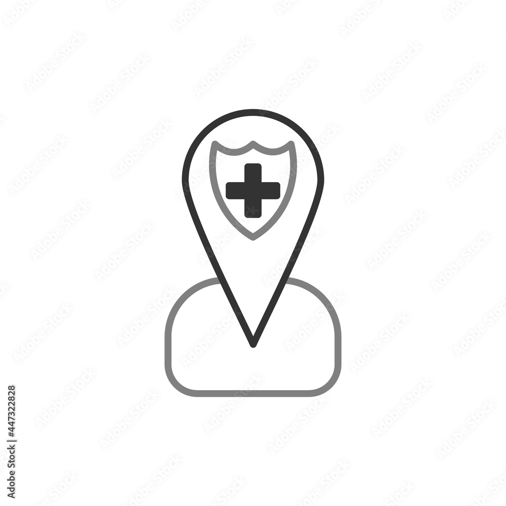 Location Linear Vector Icon Design Location Linear Vector Icon Design