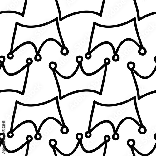 vector black and white crown kitchen queen stock