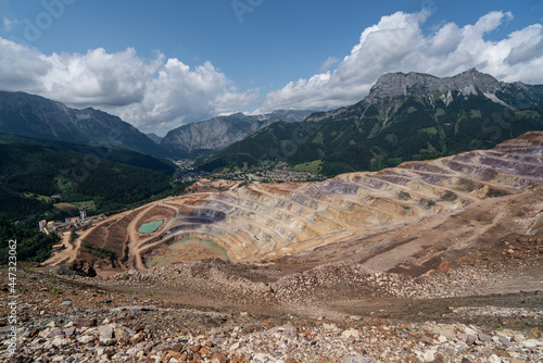 Erzberg mine in summer