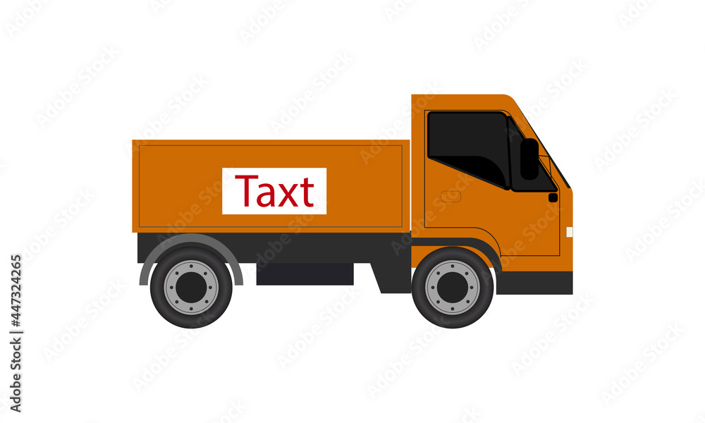 truck isolated on white truck isolated on white