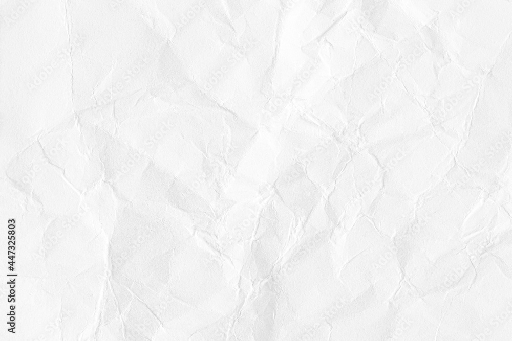 Crumpled white paper texture background Crumpled white paper texture background