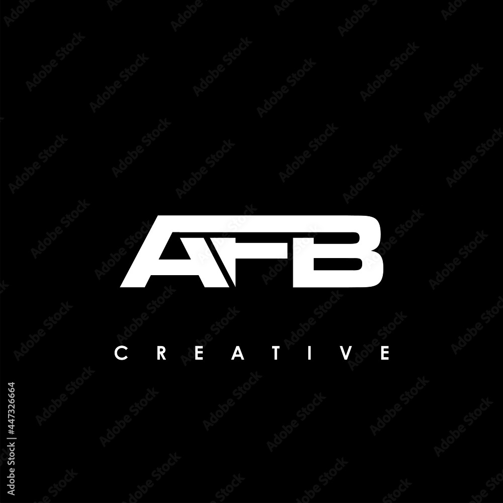 AFB Letter Initial Logo Design Template Vector Illustration