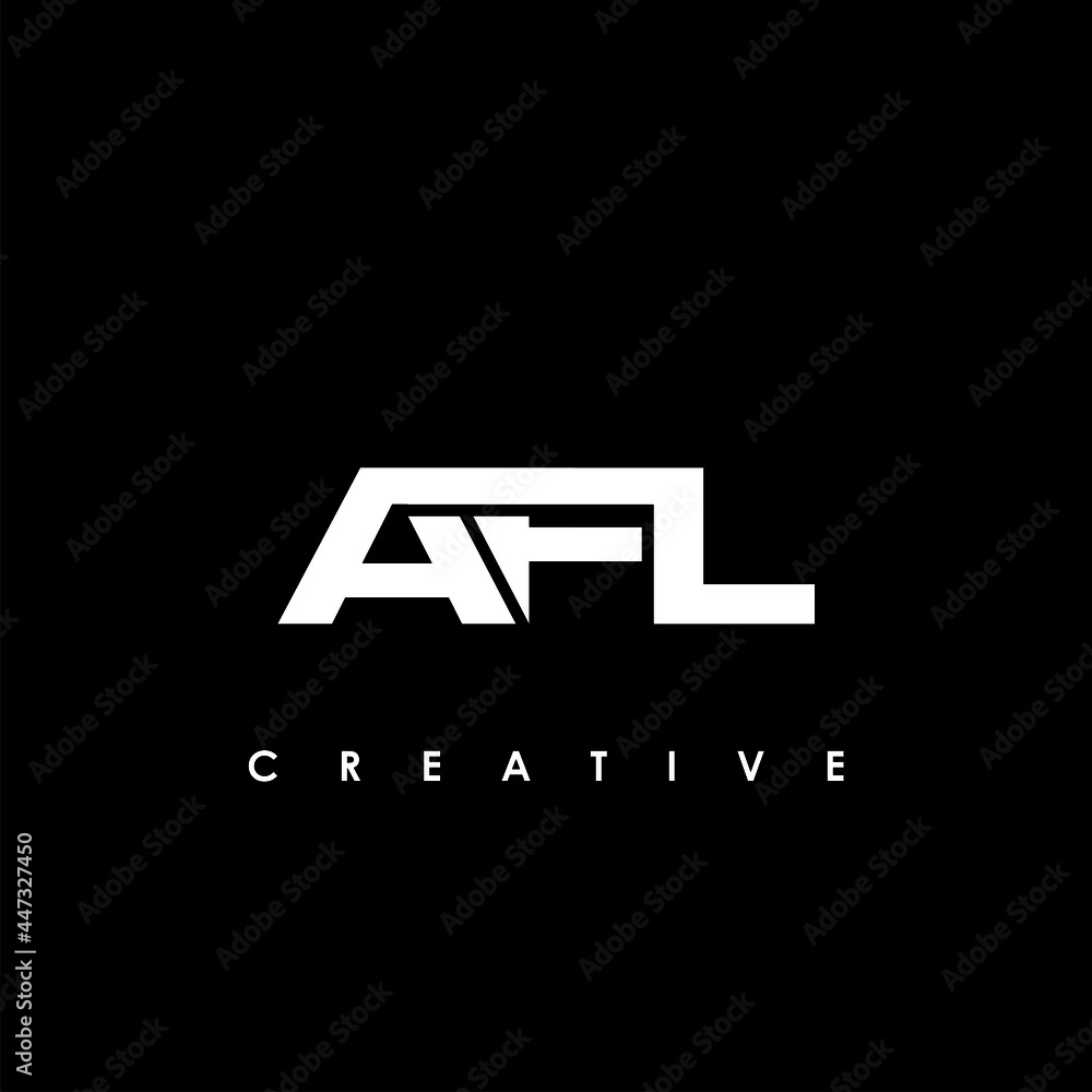 AFL Letter Initial Logo Design Template Vector Illustration AFL Letter Initial Logo Design Template Vector Illustration
