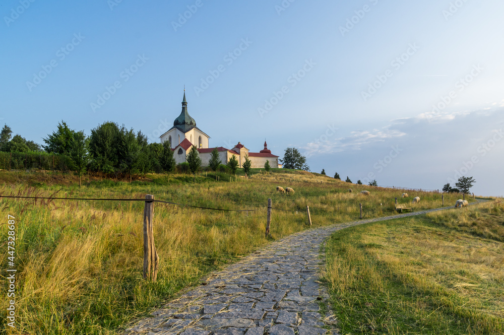Pilgrimage Church of Saint John of Nepomuk at Zelena Hora, Zdar nad Sazavou, Czech Republic