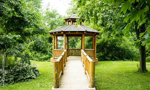 gazebo in the garden