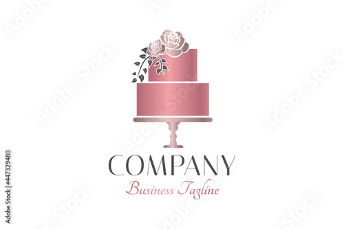 Elegant Cake Logo Design